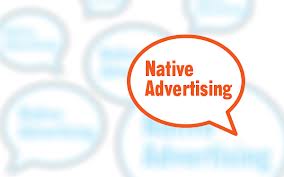 Native advertising