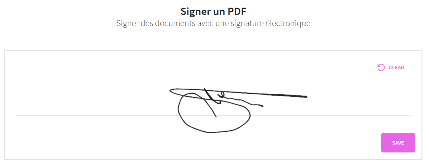 signature électronique small pdf