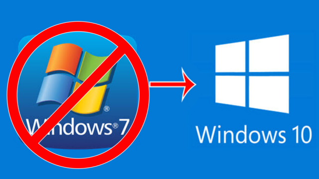 logos de Windows 7 et Windows 10